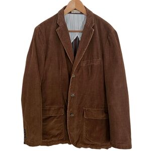 J. Crew Corduroy Clayton Sportcoat Mens Size Medium Brown Button Up